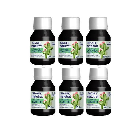 Imagem de Oleo Capilar Skafe Natutrat Cacto 60Ml - Kit Com 6Un