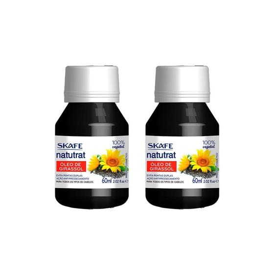 Imagem de Oleo Capilar Skafe Natutrat Girassol 60Ml-Kit C/2Un