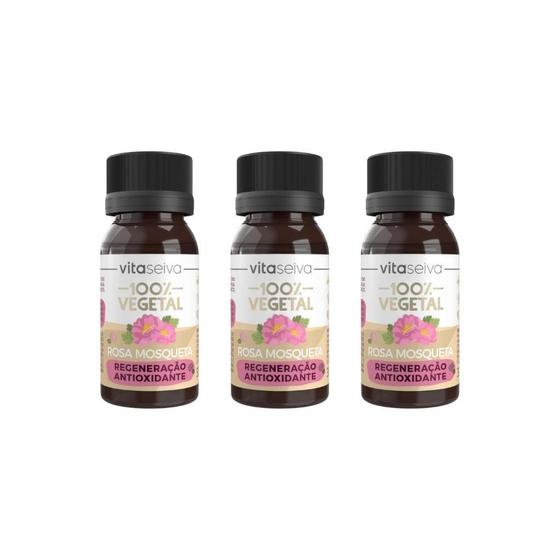 Imagem de Oleo Capilar Vegetal Vita Seiva Rosa Mosqueta 30Ml-Kit C/3Un