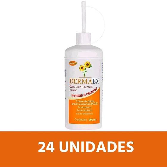 Imagem de Óleo Cicatrizante Dermaex 200ml - Caixa c/ 24 unid. -  Nutriex