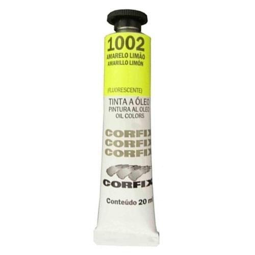 Imagem de Oleo Corfix Fluorescente 1002 Amarelo Limao 20ml