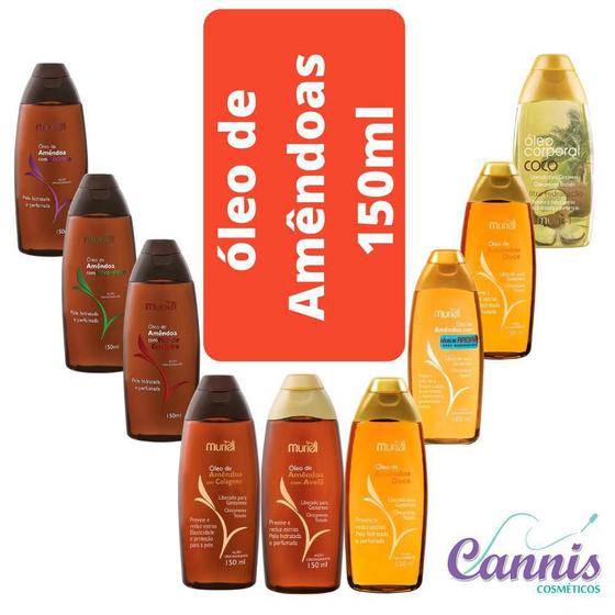 Imagem de Oleo Corporal Amendoas Com Coco 150Ml Muriel