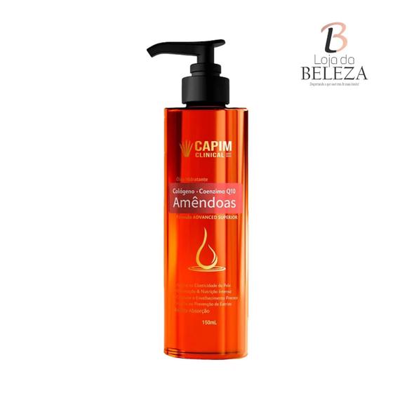 Imagem de Oleo corporal colageno amendoas 150ml - capim clinical