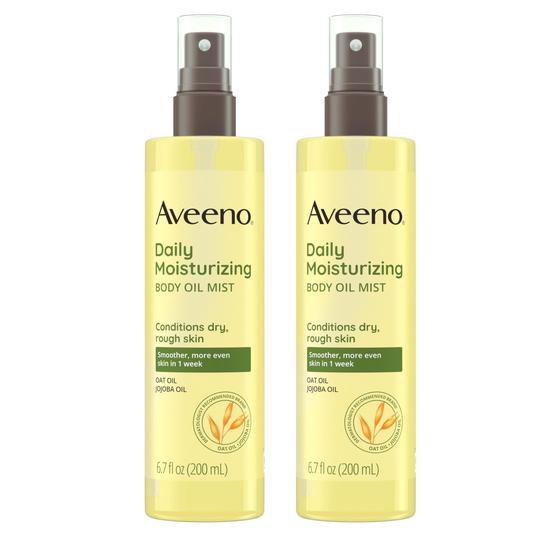 Imagem de Óleo corporal Mist Aveeno, hidratante diário, 2 x 200 ml, pacote duplo