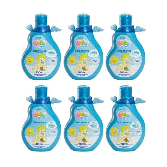 Imagem de Oleo Corporal Muriel Baby 100Ml ul - Kit Com 6Un