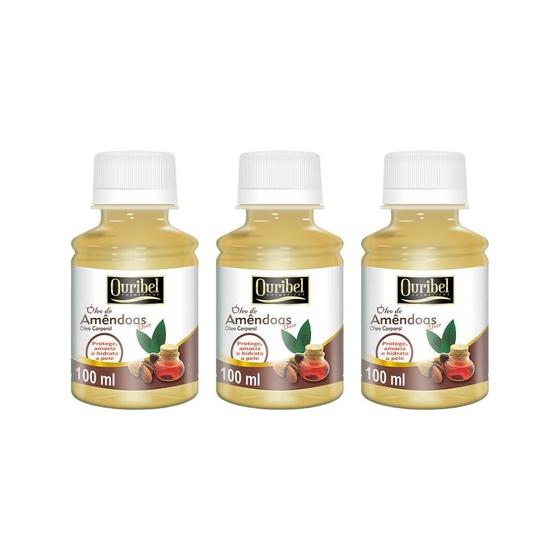 Imagem de Oleo Corporal Ouribel Amendoas Doce 100Ml-Kit C/3Un