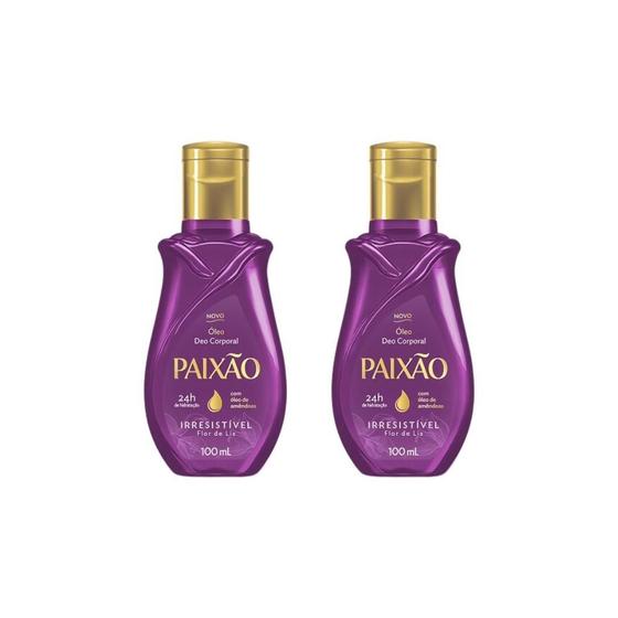 Imagem de Oleo Corporal Paixao 100Ml Irresistivel-Kit C/2Un