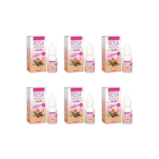 Imagem de Oleo Corporal Rosa Mosqueta Epile 10Ml - Kit Com 6Un