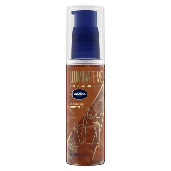 Imagem de Óleo Corporal Vaseline Illuminate Me Shimmering 100ml - Para Pele com Melanina