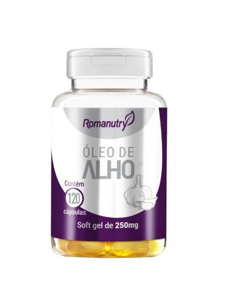 Imagem de Óleo De Alho 120 Capsulas 250mg Suplemento - Romanutry