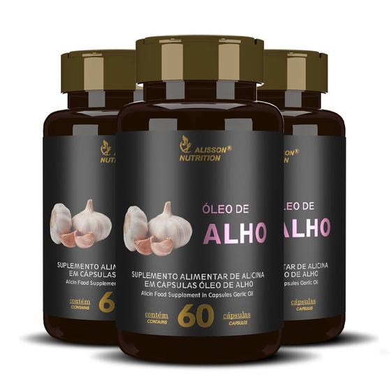 Imagem de Óleo de Alho Alicina 180 cápsulas softgels - Alisson Nutrition