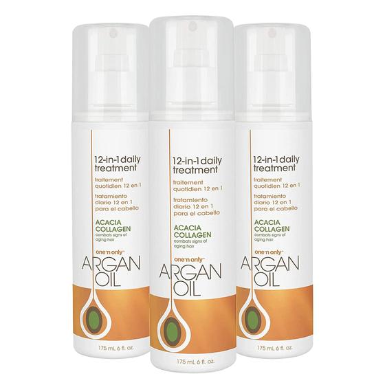 Imagem de Óleo de Argan One 'n Only 12 em 1 - Tratamento Diário (3 Unidades de 180ml)