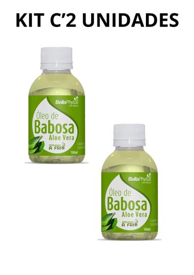 Imagem de ÓLEO DE BABOSA 100mL KIT C'2 UNIDADES