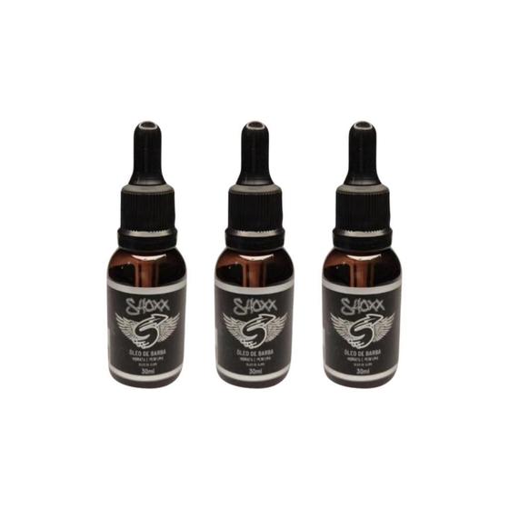 Imagem de Oleo De Barba Shoxx Ojon 30Ml - Kit Com 3Un