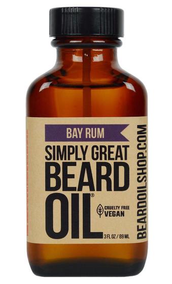 Imagem de Óleo de barba Simply Great BAY RUM com aroma de 90 ml, vegano natural