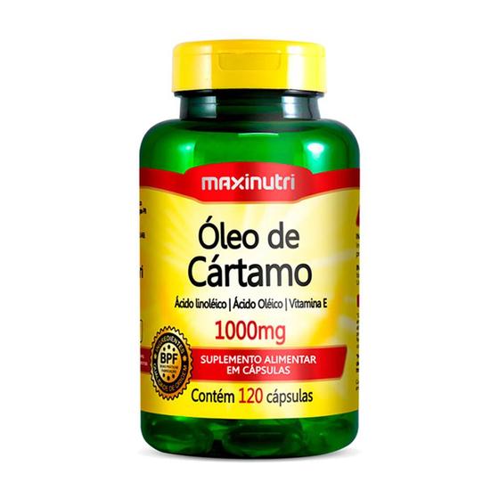 Imagem de Óleo de Cartamo 1000mg com 120 Capsulas Maxinutri