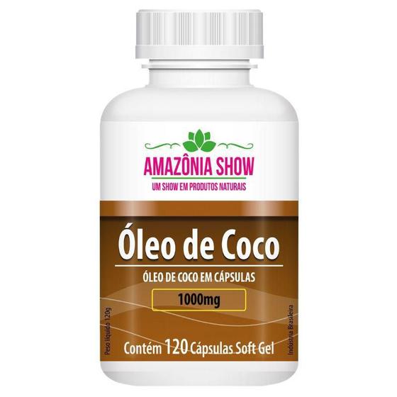 Imagem de Óleo De Coco 120 Capsulas100Mg