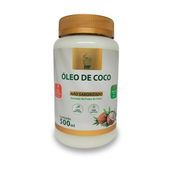Imagem de Oleo de Coco 500ml Orgânico Não Saborizado Hf Suplements