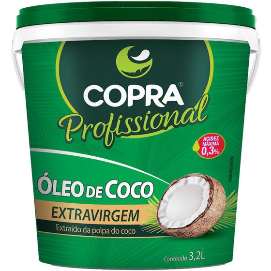 Menor preço em Óleo de Coco Balde 3,2L Extra Virgem Profissional Copra