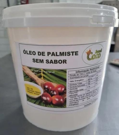 Imagem de Óleo De Coco Balde 4L Palmiste Sem Sabor JundCoco