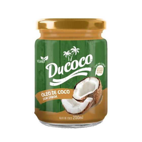 Imagem de Óleo de Coco Ducoco sem Sabor Vidro 200ml