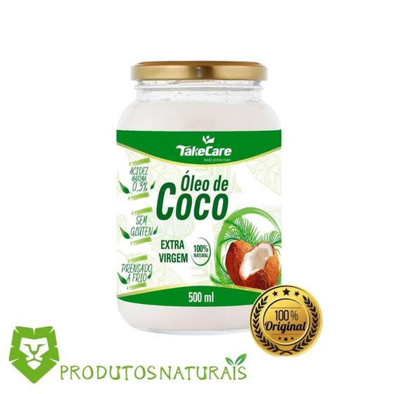 Oleo De Coco Extra Virgem 500ml Take Care - Óleo Capilar - Magazine Luiza