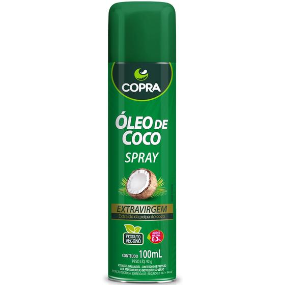 Imagem de Óleo de Coco Extra Virgem em Spray 100ml sem Glúten Copra 