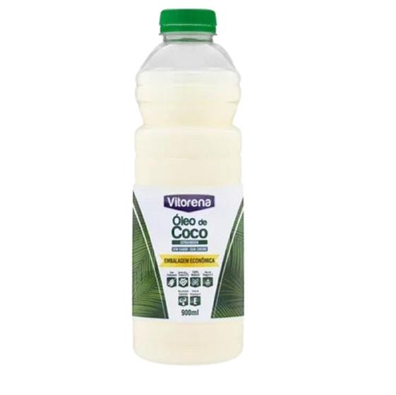 Imagem de Óleo De Coco Extra Virgem Natural 900ml - Vitorena