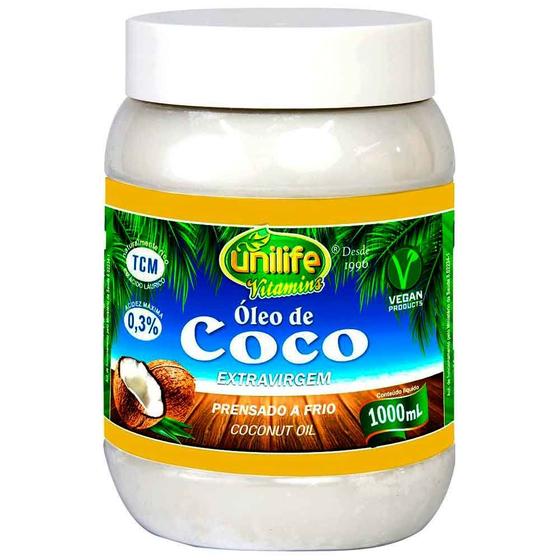 Imagem de Óleo De Coco Extra Virgem Unilife 1L