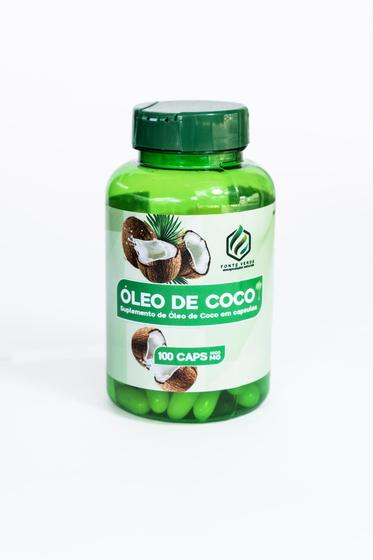 Imagem de Óleo De Coco Natural 100 Capsulas Fonte Verde Original