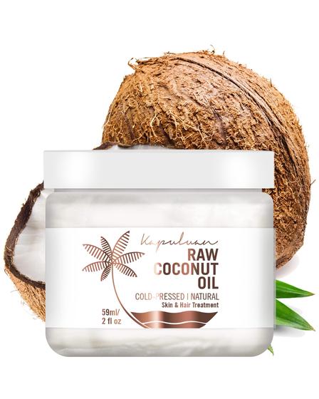 Imagem de Óleo de coco natural cru extra virgem para cabelo, pele