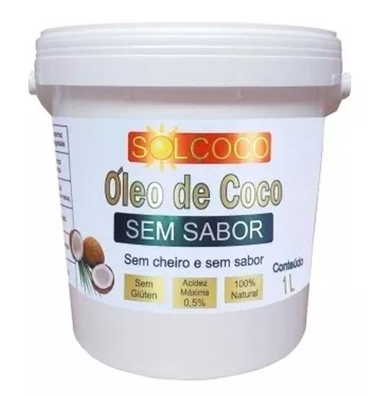 Imagem de Oleo de coco sem sabor e Sem Cheiro 1 lt