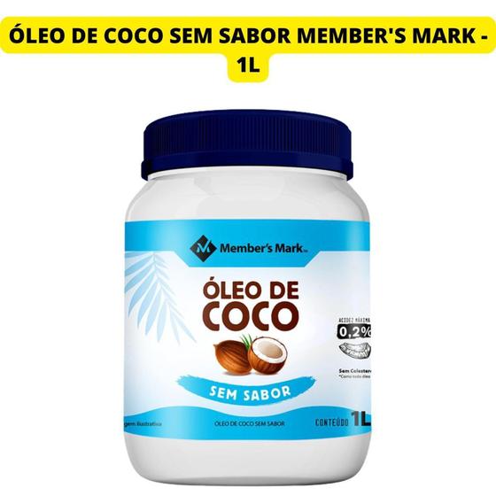 Imagem de Óleo De Coco Sem Sabor Members Mark Saudavel - Original