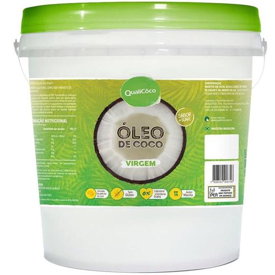 Imagem de Óleo de Coco virgem Balde 10kg Qualicôco