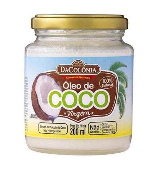 Imagem de Óleo de Coco Virgem Dacolonia 200ml - Dacolônia