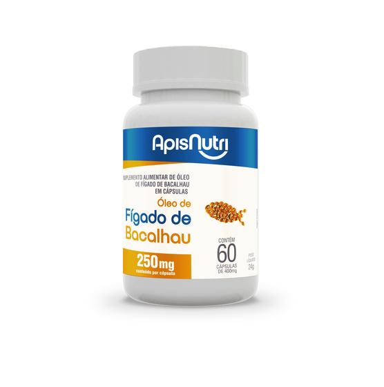 Imagem de Óleo De Fígado De Bacalhau 250mg 60 Cáps - Apisnutri