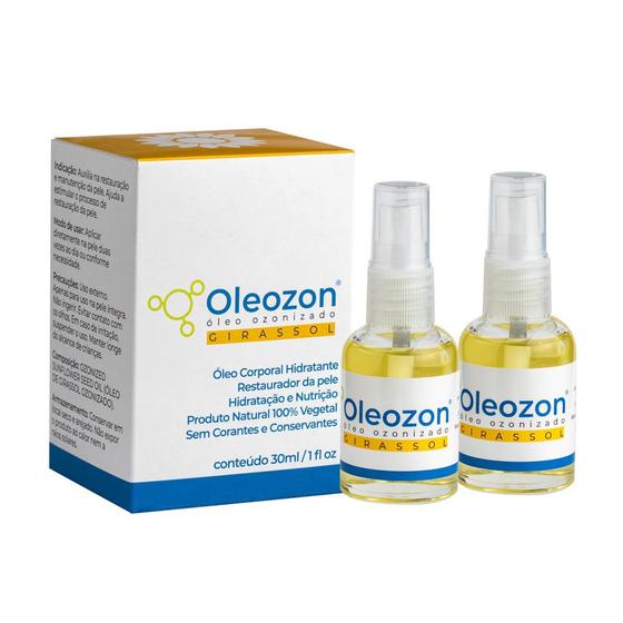 Imagem de Óleo de Girassol Ozonizado Oleozon 30ml - 2 unidades