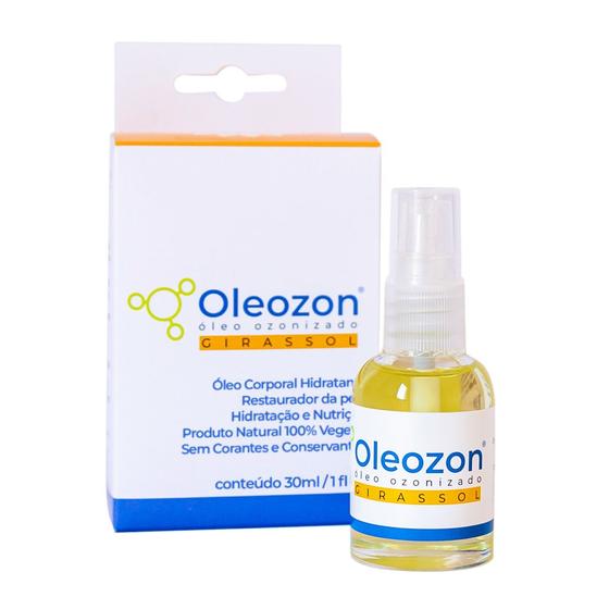Óleo de Girassol Ozonizado Oleozon 30ml Óleo Corporal Magazine Luiza