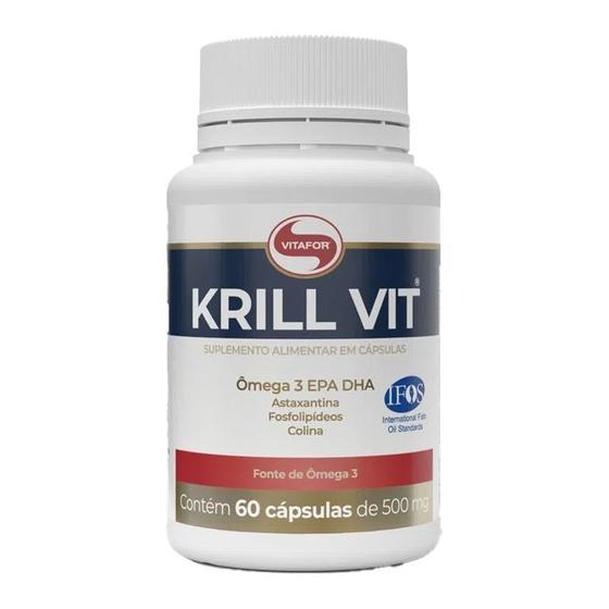 Imagem de Óleo de Krill Vit Vitafor 60 Cápsulas