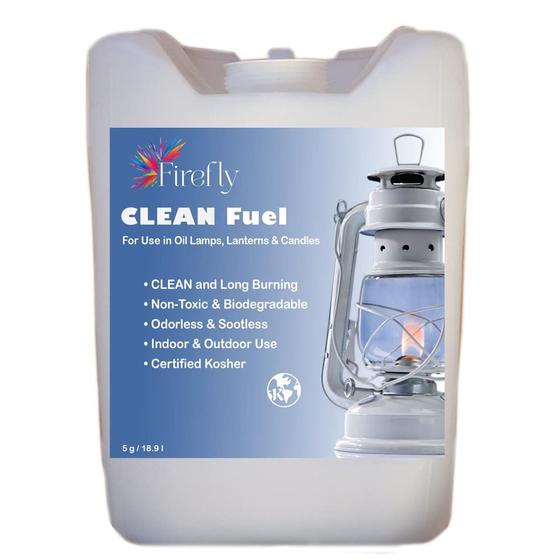 Imagem de Óleo de lâmpada Firefly Kosher Clean Fuel 5 galões sem fumaça