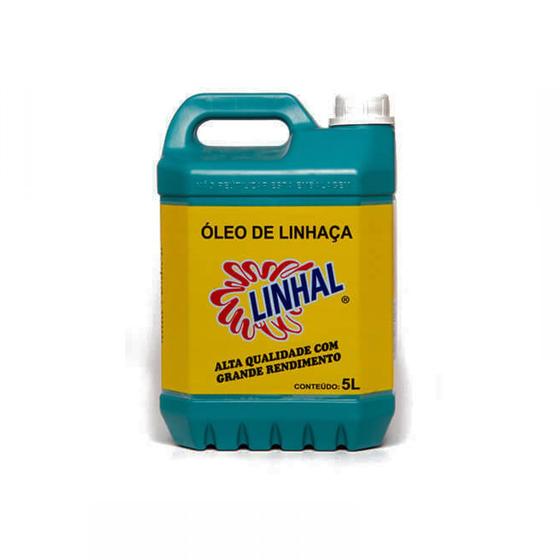 Imagem de Óleo De Linhaça Linhal 5 Lt Impermeabilizante Madeira