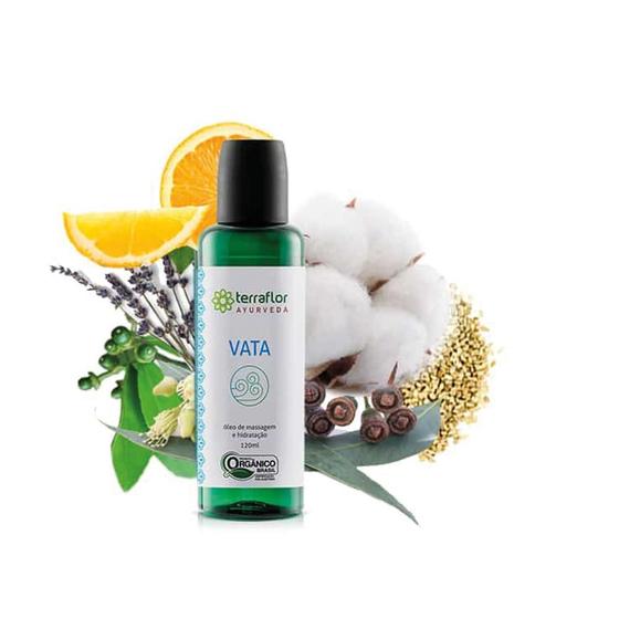 Imagem de Óleo de massagem ayurveda vata orgânico terraflor 120ml