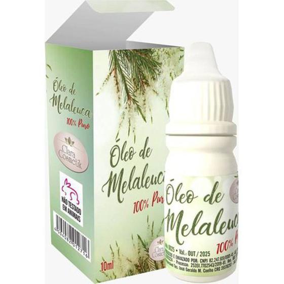 Oleo de Melaleuca 100% Puro 10ml Pronto Para Uso em Cabelo e Pele ...