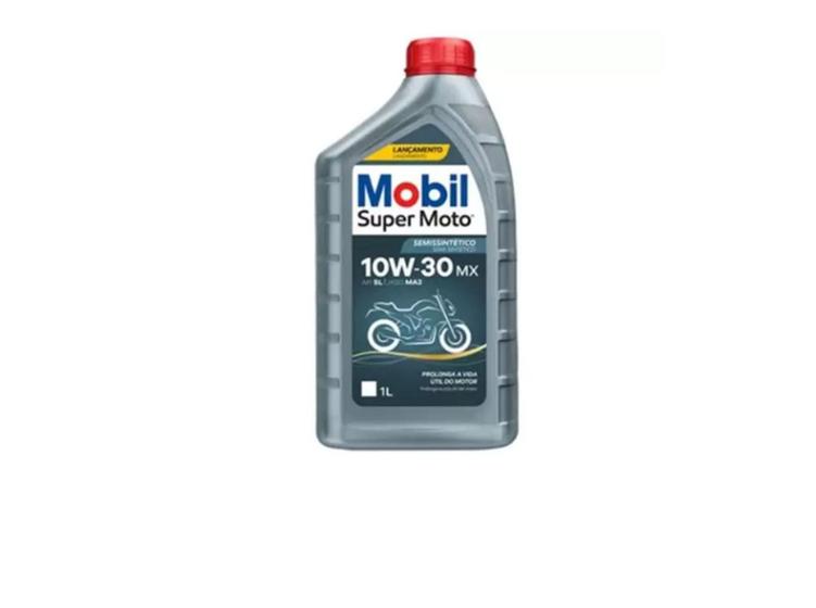 Imagem de Oleo de Moto 10w30 Semi Sintético - MOBIL - MOBIL