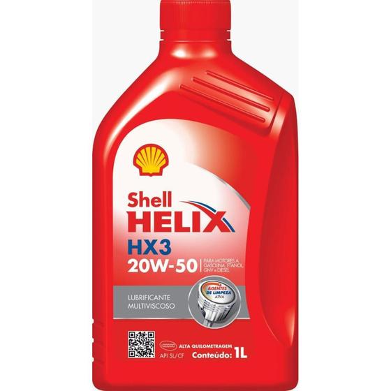 Oleo De Motor 20w50 Shell Helix Hx3 Api SL 1lt Menor preço em Oleo De Motor 20w50 Shell Helix Hx3 Api SL 1lt