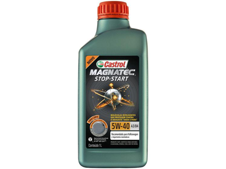 Óleo de Motor 5w40 Sintético Castrol - Magnatec Stop-Start 1L Menor preço em Óleo de Motor 5w40 Sintético Castrol - Magnatec Stop-Start 1L