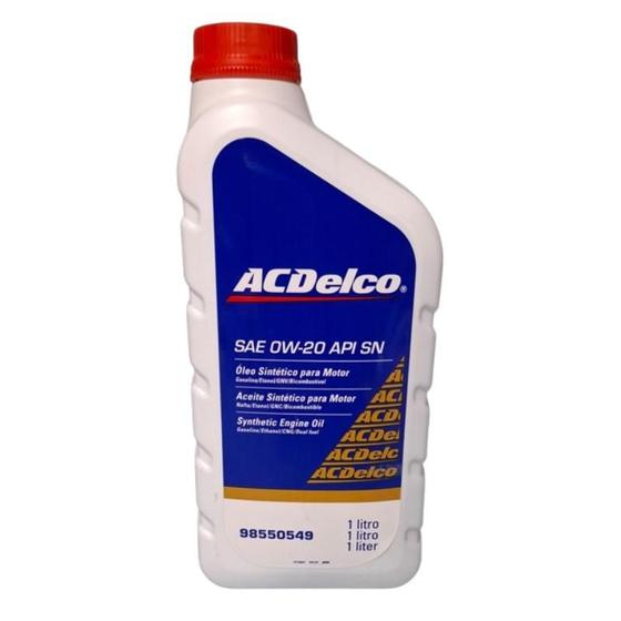 Imagem de Óleo de Motor ACDELCO 0W20 API SN Sintético