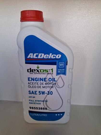 Óleo De Motor ACDelco 5w30 Sintético API SN/RC e Dexos 1 Original Gm Chevrolet Menor preço em Óleo De Motor ACDelco 5w30 Sintético API SN/RC e Dexos 1 Original Gm Chevrolet