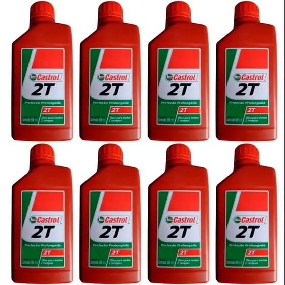 Imagem de Óleo de Motor Castrol 2t 500 ml Kit com 10 Unidades