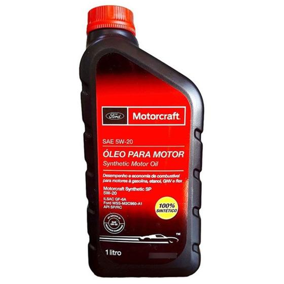 Óleo De Motor Ford Motorcraft 5w20 ILSAC GF-6A 100% Sintético 1L ...